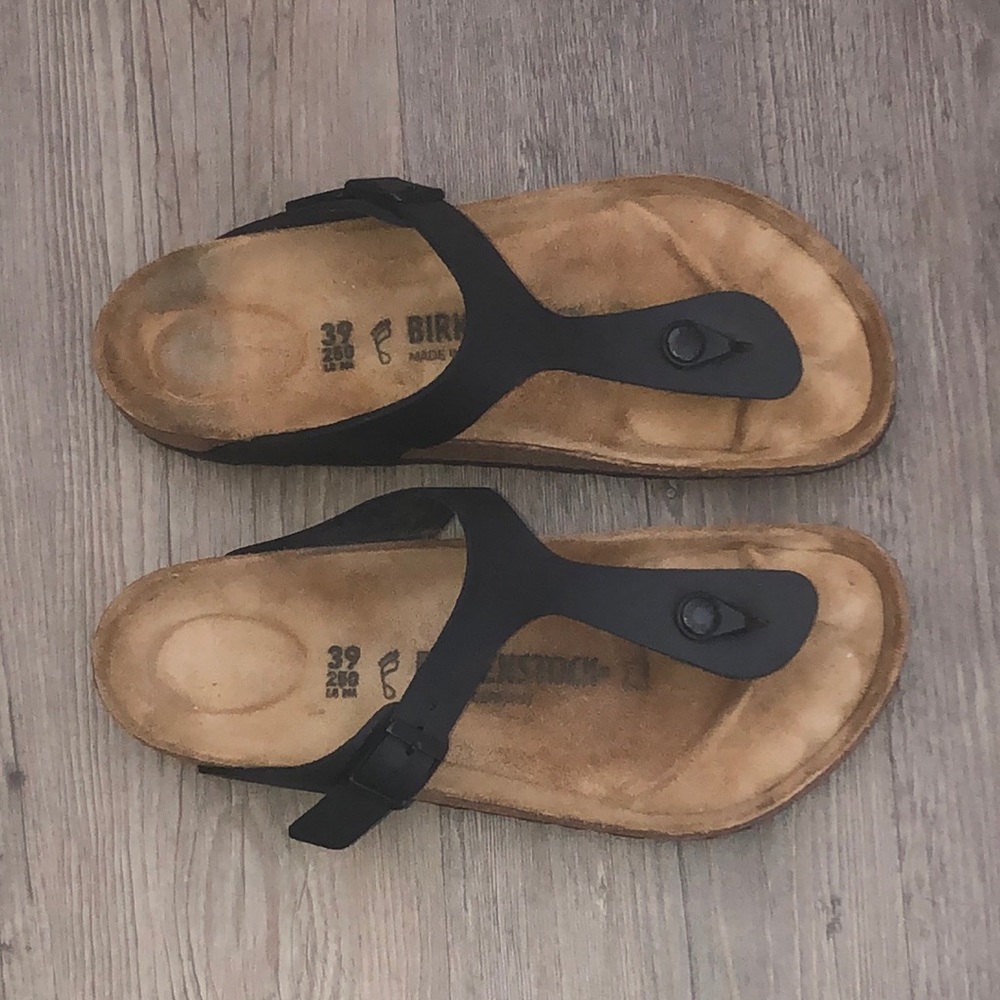 Black Birkenstock sandals